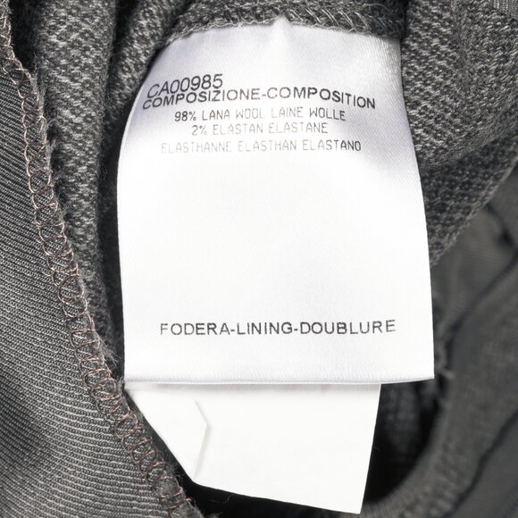 Gucci Grey Stretch-Wool Micro-Diamond Studded Trousers - Picture 13 of 14